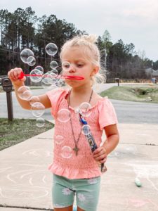 Charlie loves bubbles!